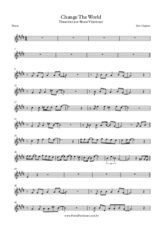 Eric Clapton  score for Flute