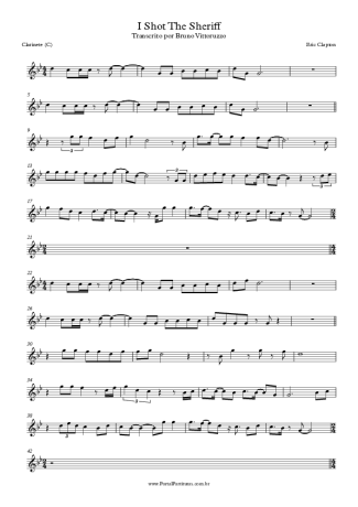 Eric Clapton  score for Clarinet (C)
