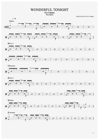 Bruce Dickinson - Tears Of The Dragon - Sheet Music For Drums