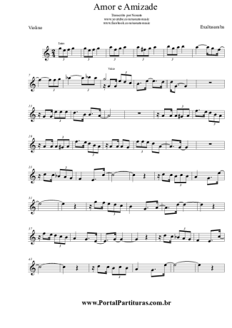 Exaltasamba  score for Violin