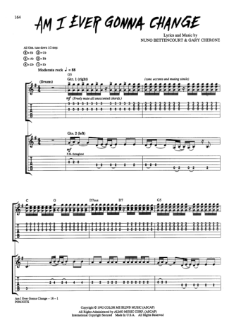 Extreme  score for Guitar