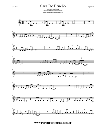 Eyshila  score for Violin