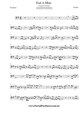 Eyshila  score for Trombone