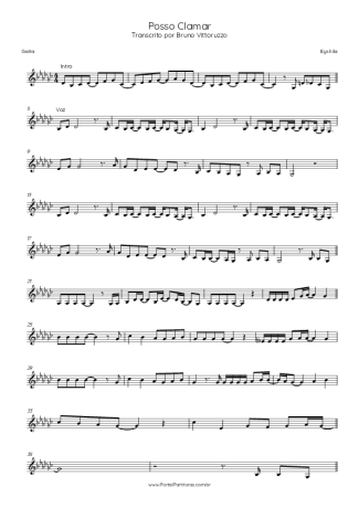 Eyshila Posso Clamar score for Harmonica
