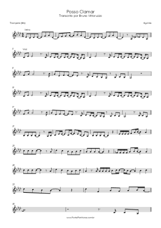 Eyshila Posso Clamar score for Trumpet