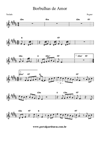 Fagner - Canteiros - Sheet Music For Trumpet