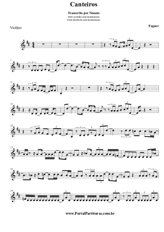 Fagner  score for Violin