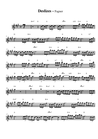 Fagner  score for Alto Saxophone