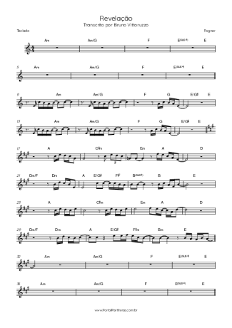 Fagner Revelação score for Keyboard