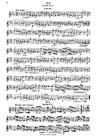 Felix Mendelssohn  score for Violin