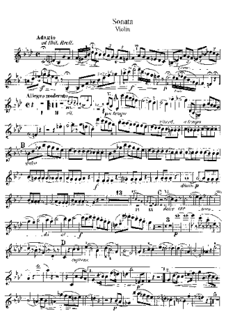 Felix Mendelssohn  score for Violin