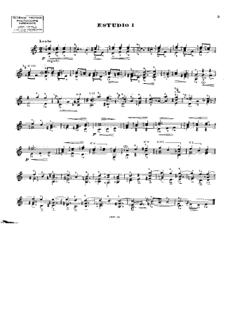 Fernando Sor  score for Acoustic Guitar