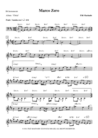 Filó Machado Marco Zero score for Trumpet