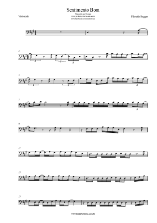 Filosofia Reggae  score for Cello