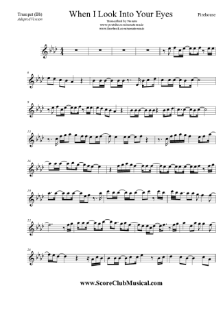 FireHouse  score for Trumpet