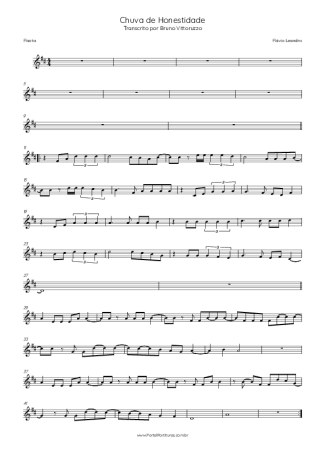 Flávio Leandro Chuva De Honestidade score for Flute