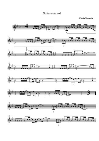Flavio Venturine  score for Tenor Saxophone Soprano (Bb)