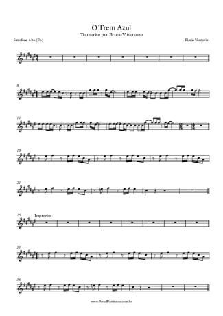 Flavio Venturine  score for Alto Saxophone