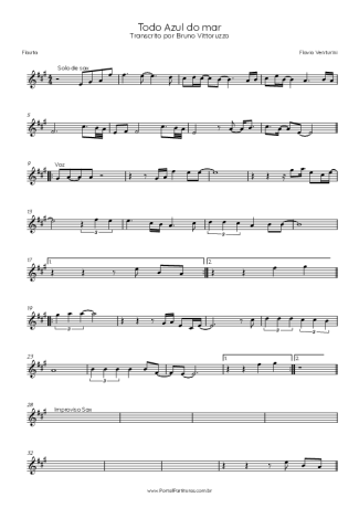 Flavio Venturine  score for Flute