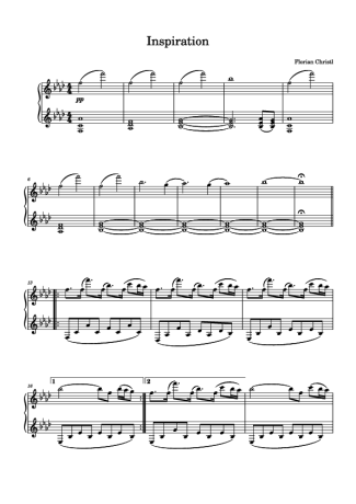 Florian Christl  score for Piano