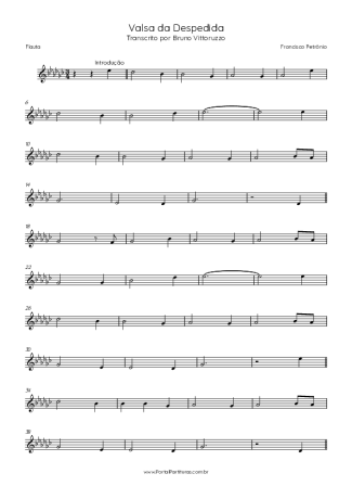 Score for Flute