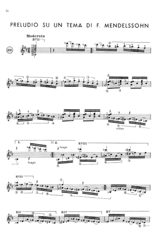 Francisco Tárrega  score for Acoustic Guitar