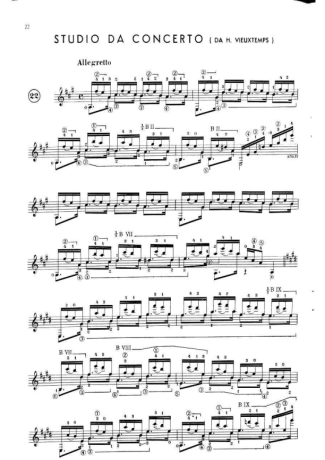 Francisco Tárrega  score for Acoustic Guitar