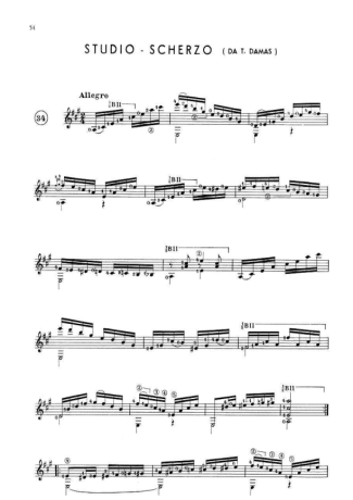 Francisco Tárrega  score for Acoustic Guitar