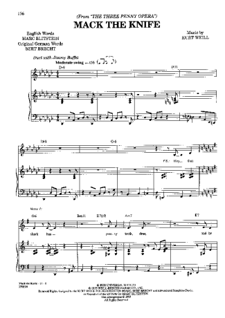 Frank Sinatra  score for Piano