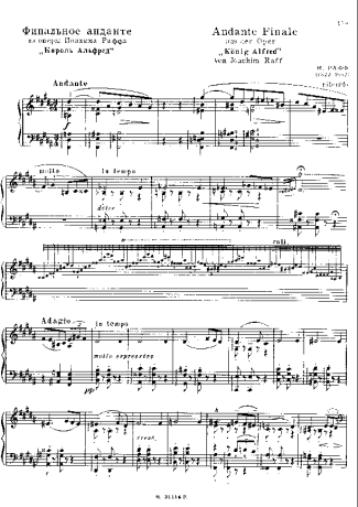 Franz Liszt  score for Piano