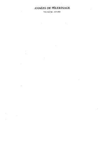 Franz Liszt Années De Pèlerinage III S.163 score for Piano