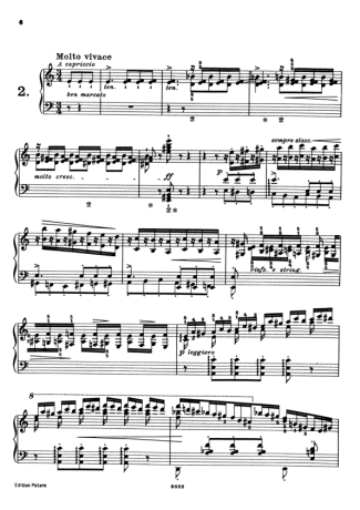 Franz Liszt  score for Piano