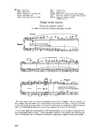 Franz Liszt Fantasie Und Fuge Über Den Choral Ad Nos Ad Salutarem Undam S.259 score for Piano