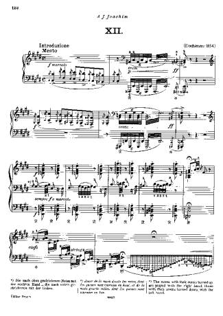 Franz Liszt Hungarian Rhapsody No.12 S.244 12 score for Piano