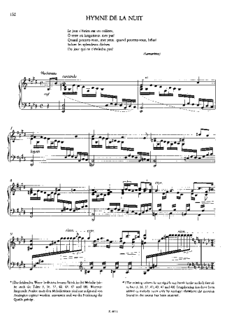 Franz Liszt Hymne De L Enfant À Son Réveil S.19 score for Piano