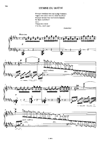 Franz Liszt  score for Piano