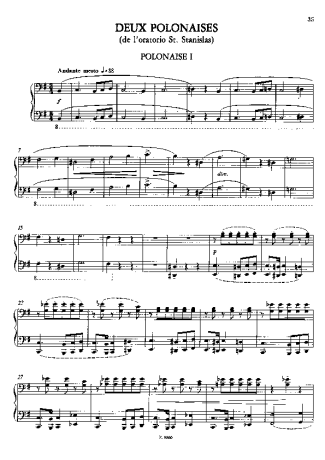 Franz Liszt  score for Piano