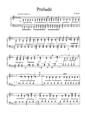 Franz Liszt Préludes Et Harmonies Poétiques Et Religieuses S.171d score for Piano