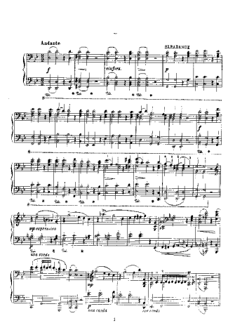 Franz Liszt  score for Piano