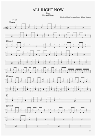 Free  score for Drums