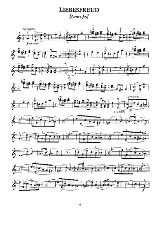 Fritz Kreisler 3 Old Viennense Dances score for Violin