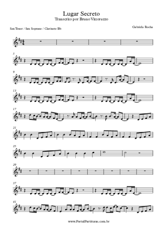 Gabriela Rocha  score for Tenor Saxophone Soprano (Bb)
