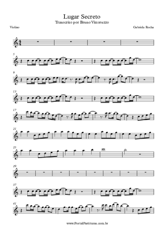 Gabriela Rocha  score for Violin