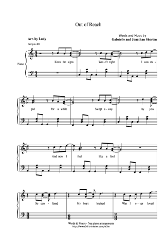 Gabrielle  score for Piano