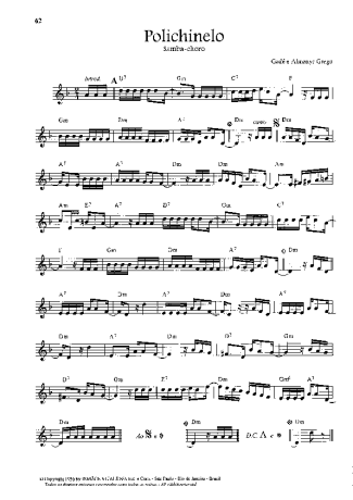 Gadé e Almanyr Grego  score for Violin