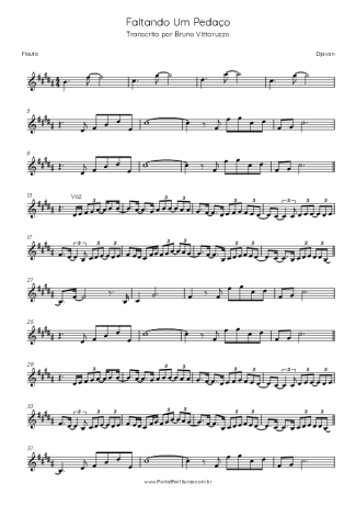 Gal Costa  score for Flute