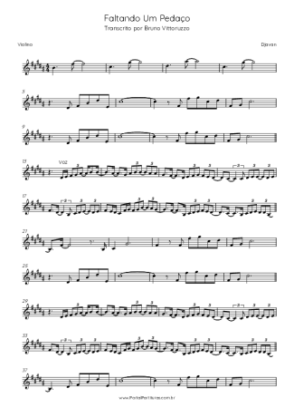 Gal Costa  score for Violin