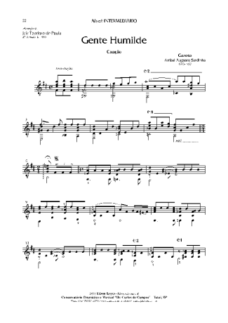 Garoto  score for Acoustic Guitar