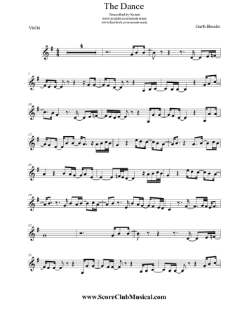 Garth Brooks  score for Violin