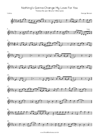George Benson  score for Violin